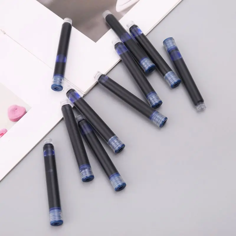100 шт Jinhao универсальная стираемая синяя авторучка чернила Sac картриджи 3,4 мм заправки школьные офисные канцелярские принадлежности J