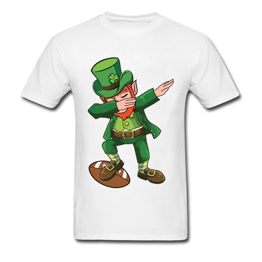 

Big Sale Green Ireland Leprechaun Dabbing Dance T-Shirt Rugbys 90's Cartoon Model T Shirt Men's New Fashion Hip Hop Great Tshirt