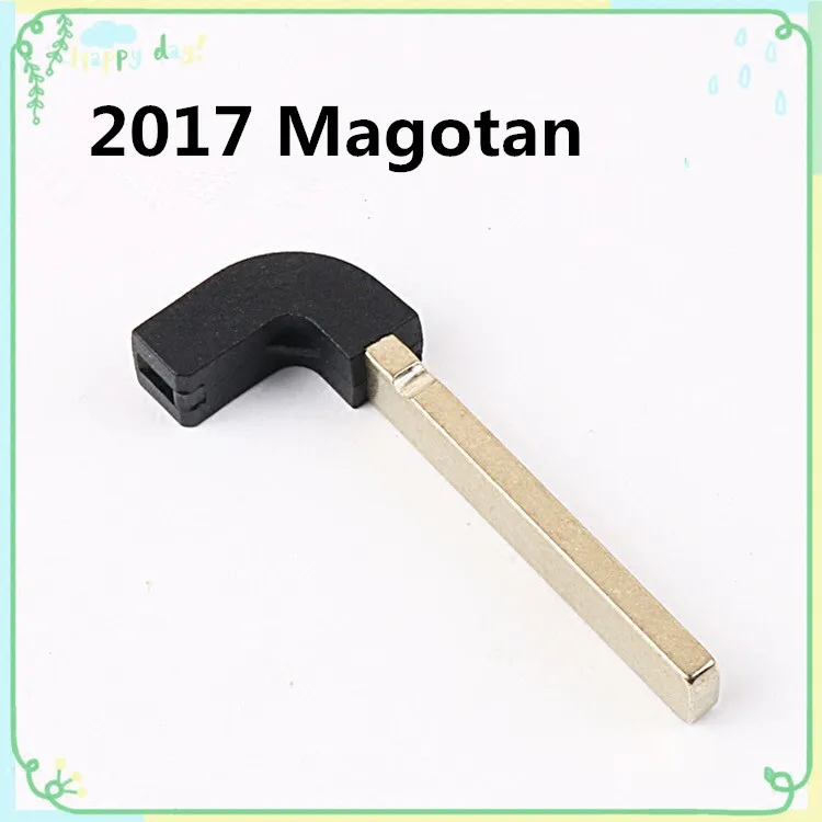 Латунь Материал замена пустой вставить ключ лезвие для VW Magotan аварийного Smart запасной ключ пустой [2 шт.]