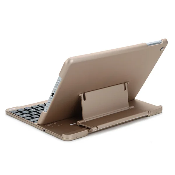 MAORONG торговая новая bluetooth-клавиатура из алюминиевого сплава для ipad 5, клавиатура с кронштейном для ipad air