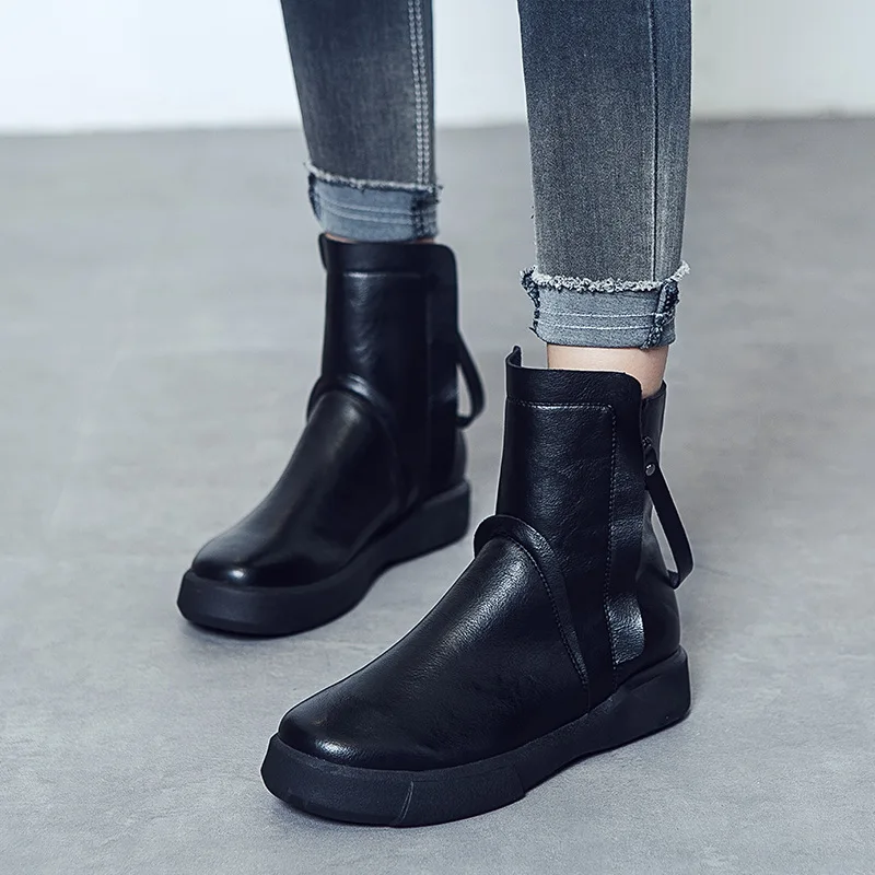 Hiver Nouveau Chaud brown black Vent Rétro Velvet Velours Plat Coton Britannique Bottes 2018 Le Velvet Dans brown ChaussuresNoir Femmes Enfants Plus De Casual 15T3uclFKJ