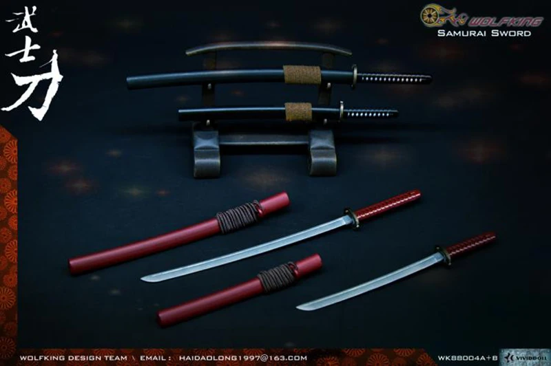 Коллекция игрушек WOLFKINGWK 88004 1/6 весы древний оружие пластичный монтаж меч самурая