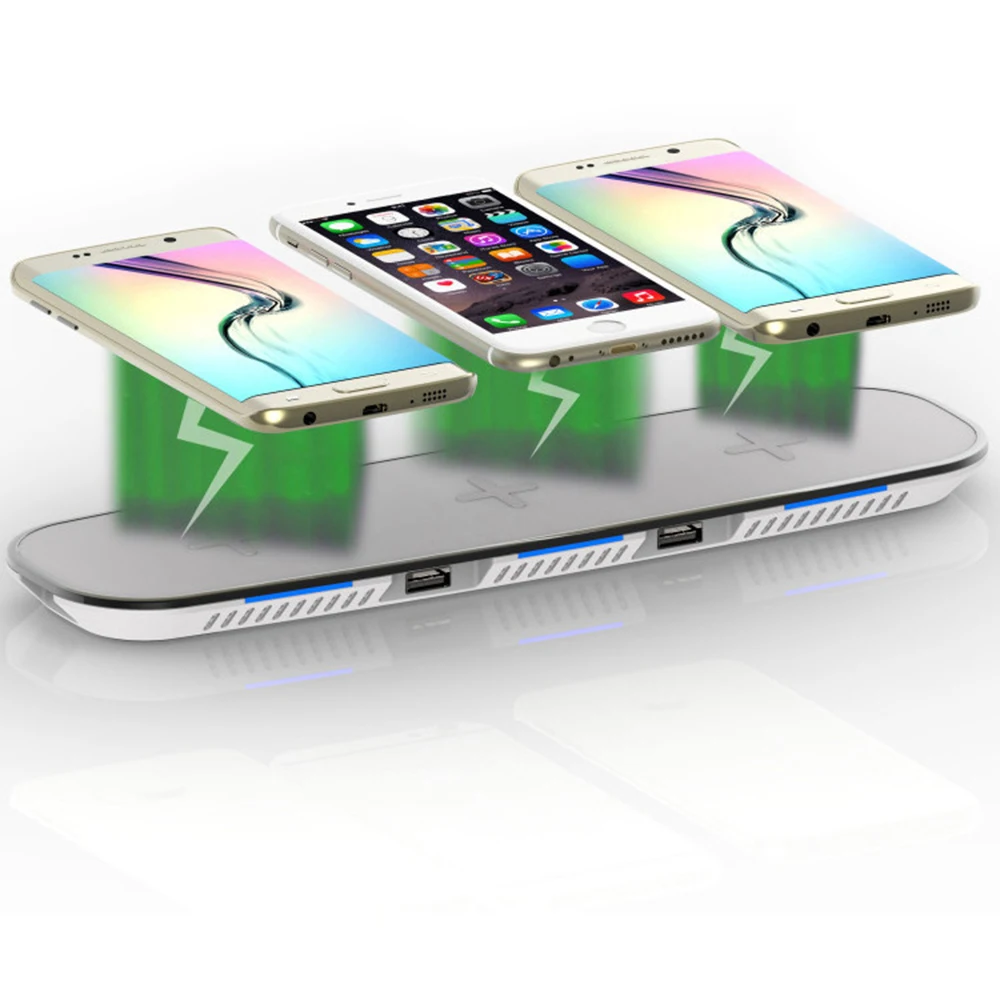 

Qi fast for Apple watch Airpod iphone samsung xiaomi Wireless induction phone fast Charger 3 in 1 Holder Charging station Pad