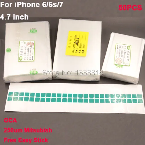 bilder für 50 stücke original-250um OCA Optische Klare Klebstoff für iPhone 6 6 s 7 4,7 zoll OCA Kleber Touch Glas Objektiv Film mit leicht reißen stick bilder für 50 stücke original-250um OCA Optische Klare Klebstoff für iPhone 6 6 s 7 4,7 zoll OCA Kleber Touch Glas Objektiv Film mit leicht reißen stick