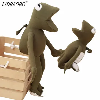 

LYDBAOBO 1PC 45CM Kawaii Frog Stuffed Cotton Plush Doll Lovely Animals Soft Pillow Toy High Quality Birthday Gift For Kids Baby