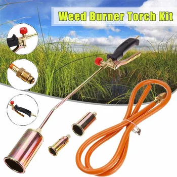 

Liquefied Gas Welding Torch Grass Killer Grass Shrub Garden Kill Burner Kit Butane Gas Torch with 150cm Extension Hose