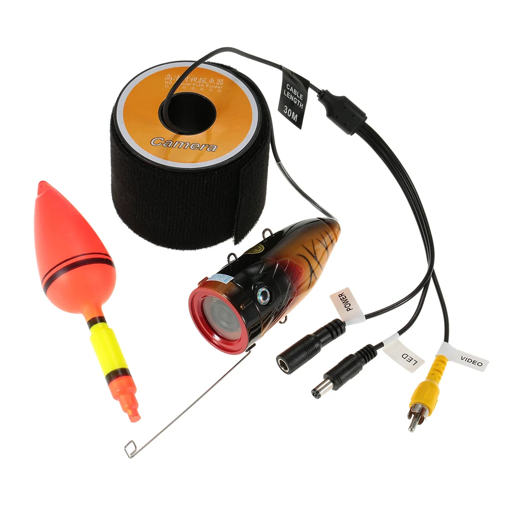 

Underwater HD Fishing Camera 1000TVL Waterproof Fish Finder 12PCS LED Lights Fish Detector 15m/30m Cable with Float for pesca