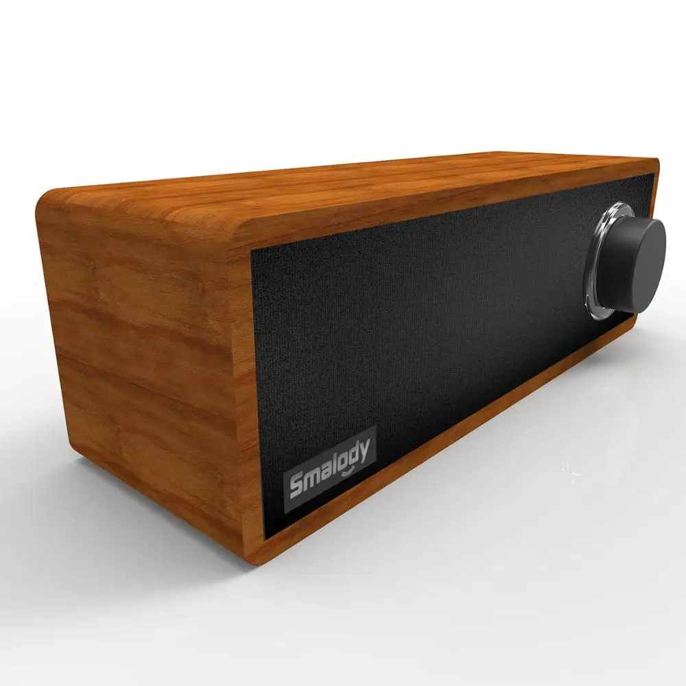 Retro Wooden Bluetooth Speaker Mini Portable Outdoor Audio Wireless Bass Stereo Music Player Surround Speakers for Mobile Phone (1)
