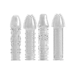 TPE многоразовые презервативы взрослые игрушки для мужчин большой пунктирной Спайк эротические пенис рукавом Extendtion задержки эякуляции Дик