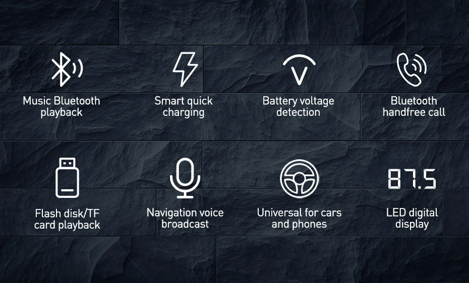 Baseus Quick Charge 4,0 автомобильное зарядное устройство для телефона fm-передатчик Bluetooth автомобильный комплект аудио mp3-плеер быстрое двойное автомобильное usb-устройство для зарядки телефона