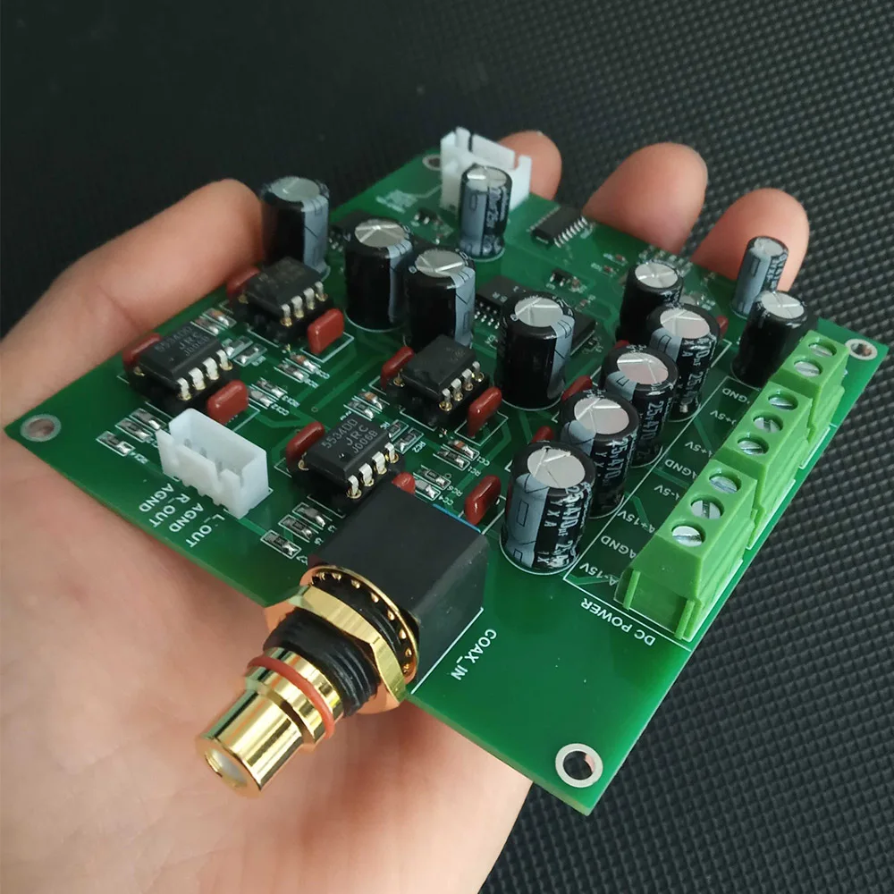 R2R DAC декодер доска AD1865R NOS аудио декодирование DC 15 В Бесплатная доставка|Усилители