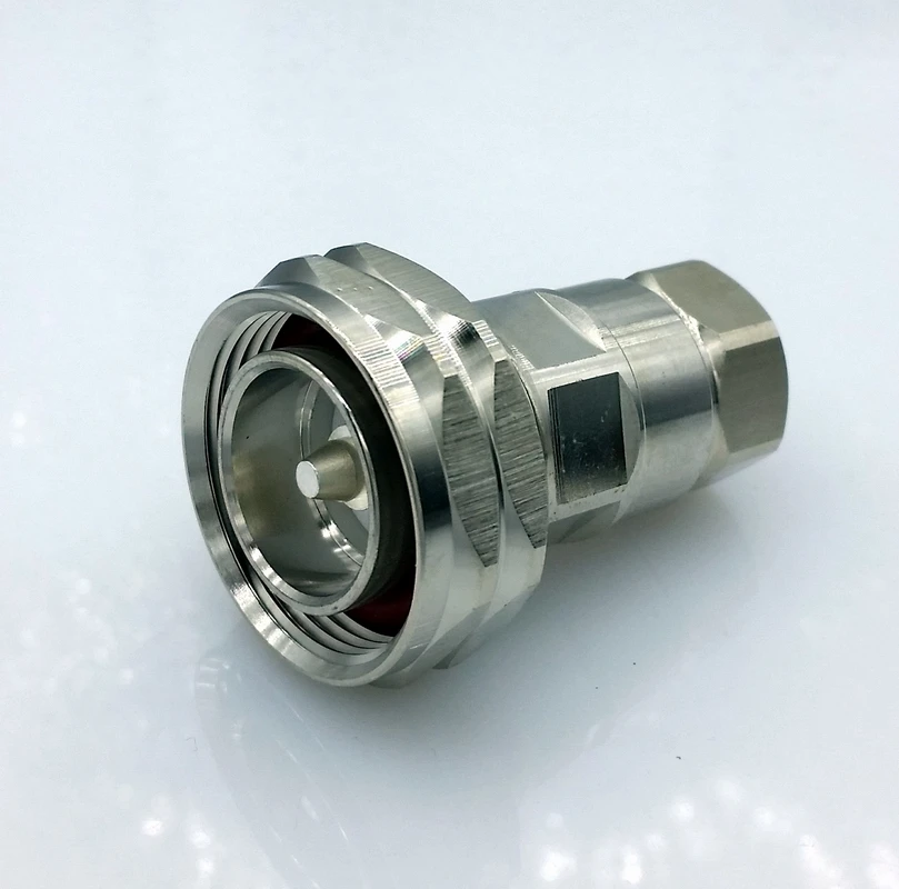 

7/16 feeder cable DJ connector 1/2 to 7/8 din type connector 50-12 1/2 feeder cable L29 DIN type Male plug