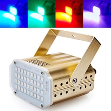 Mini Sound Control 36RGB SMD5050 LED Stroboscope Disco Party DJ Equipment Strobe Light Home Entertainment Music Show Lighting