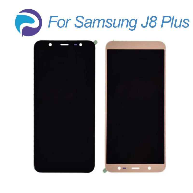 Для Samsung J8 plus ЖК экран сенсорный дигитайзер дисплей в сборе Замена для ЖК|Экраны