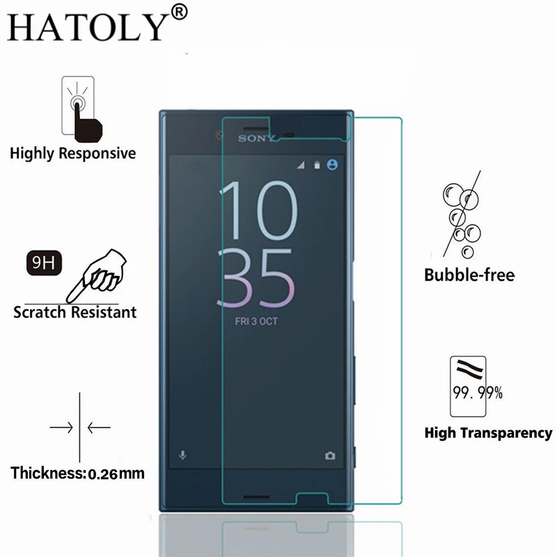 2PCS Tempered Glass For Sony Xperia XZ Anti-Explosion Screen Protector for Sony Xperia XZ Film for Sony Xperia XZS Glass HATOLY 2PCS Tempered Glass For Sony Xperia XZ Anti-Explosion Screen Protector for Sony Xperia XZ Film for Sony Xperia XZS Glass HATOLY