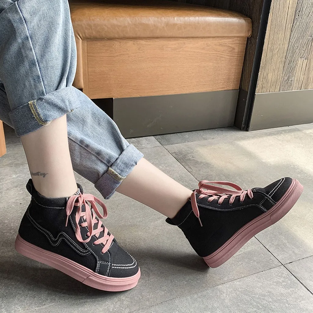 

Fashion Casual Shoes Woman Breathable Booties Soft Sole Female Platform Sneakers Women Chaussure Femme basket femme