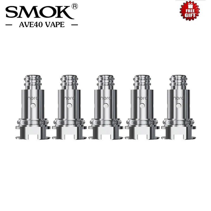 Оригинальный 5 шт./лот SMOK Nord замена катушки Nord регулярные 1.4ohm/сетка 0.6ohm/керамика 1.4ohm для smok Nord комплект