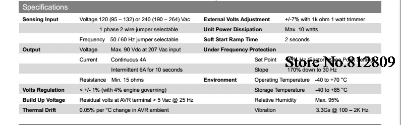 Оригинальный EA460 автоматический регулятор напряжения зондирования вход 120 V или 240 V Бесплатная доставка