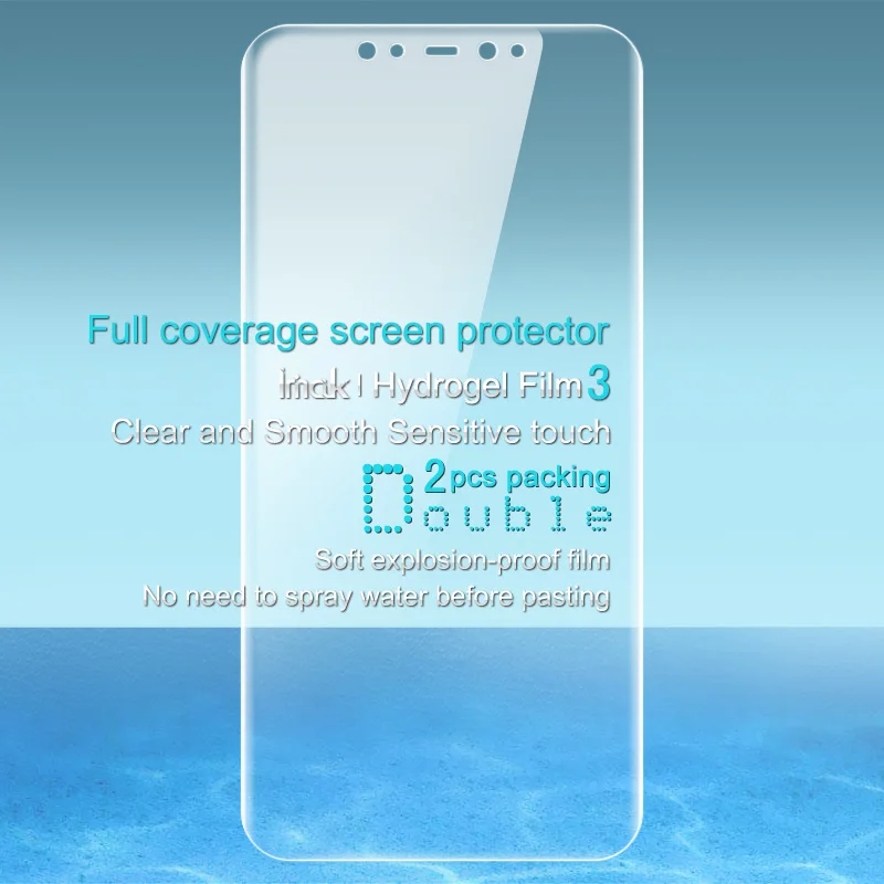 IMAK Hydrogel III 3 пленка для Xiaomi MI8 Lite SE защита экрана 2 шт Полное покрытие Задняя