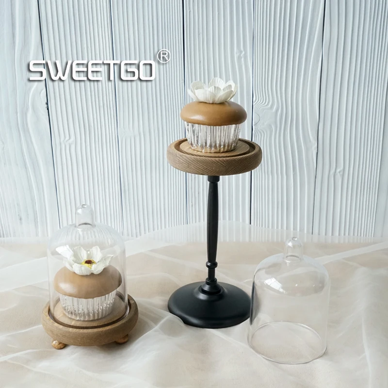 SWEETGO 8 шт. деревянная подставка для торта набор в лесном стиле инструменты помадка