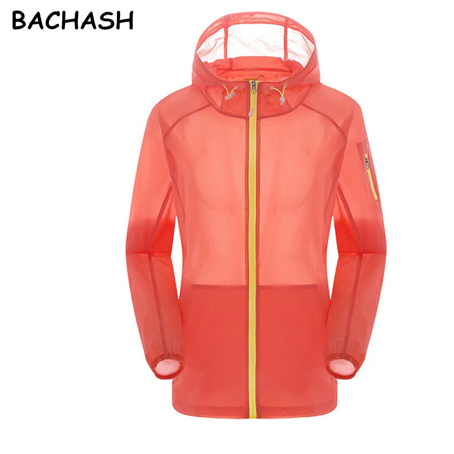 BACHASH Summer Sun Protection Jacket Coat Women Men Couple Beach