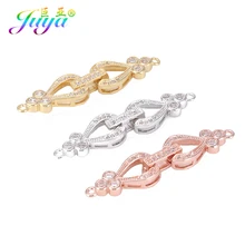 Juya DIY Natural Stones Pearls Jewelry Making Material Handmade Connector Closure Fastener Clasps Accessories Supplies