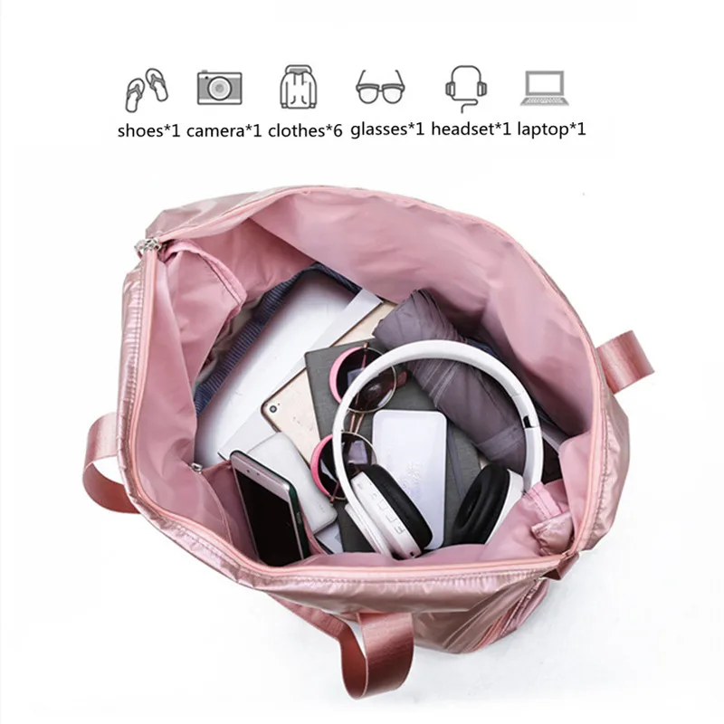 Outdoor Gym Hand Bag for Women Waterproof Anti-Scratch Tote Gym Handbag Female Travel Hand Bag (10)
