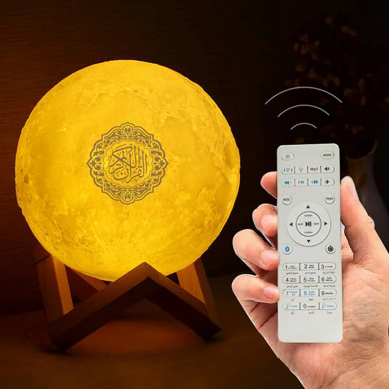 

Portable 3D MoonLight Speaker Bluetooth Speaker with Remote Control Small Moon Light Night Light with Bluetooth Remote Light