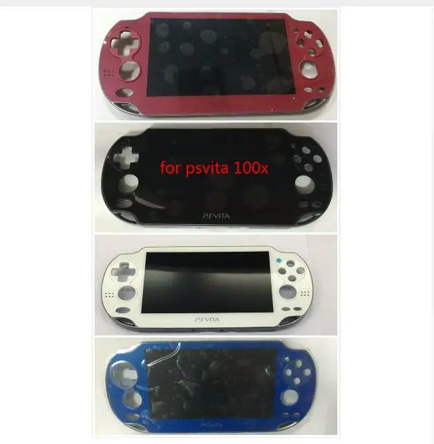 

Original new for ps vita 1000 for psvita 1000 lcd display with touch screen digital assembled with frame black/blue/Red/white