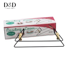 New Wood&Stainless Steel Weaving Beading Loom Set for Jewelry Bracelets DIY Handmade Knitting Machine Child Educational Toys weaving loom dreams kids girl diy knitting wool machine woodlens penguin educational learn toys gift child playset hand crank