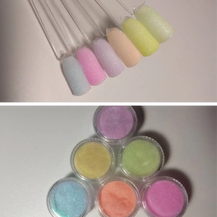 

1pc Mermaid Nail Glitters Candy Color Sugar Starlight Effect Glitter Powder Dust Ultra-fine Glitter Manicure Nail Art Decoration