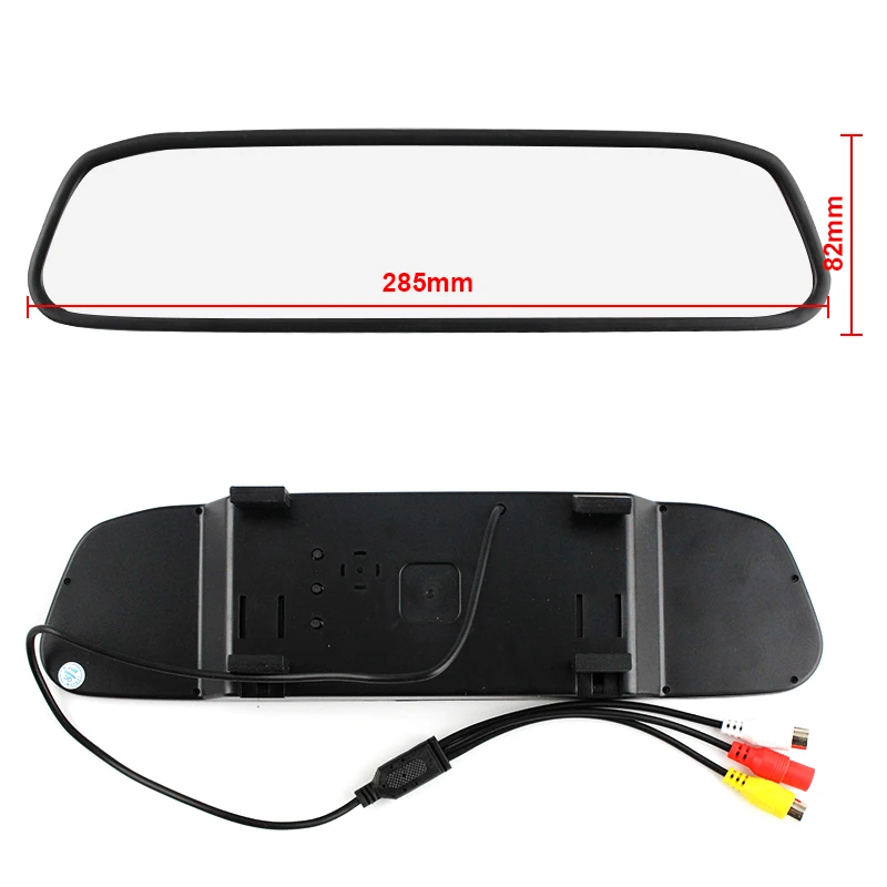 Najtaniej Sinairyu lusterko samochodowe Monitor samochodowy asystent parkowania System 5 cal HD 800*480 TFT LCD Monitor samochodowy z CCD HD z tyłu kamera