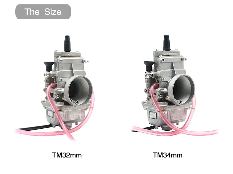 ZS для мотокросса, для езды на мотоцикле, MIKUNI, маленького размера, круглой формы с диаметром 32 мм 34 мм TM32 TM34 с дросселем в виде плоского Smoothbore Carb для 200cc-250cc 4-тактный гоночных Carburador