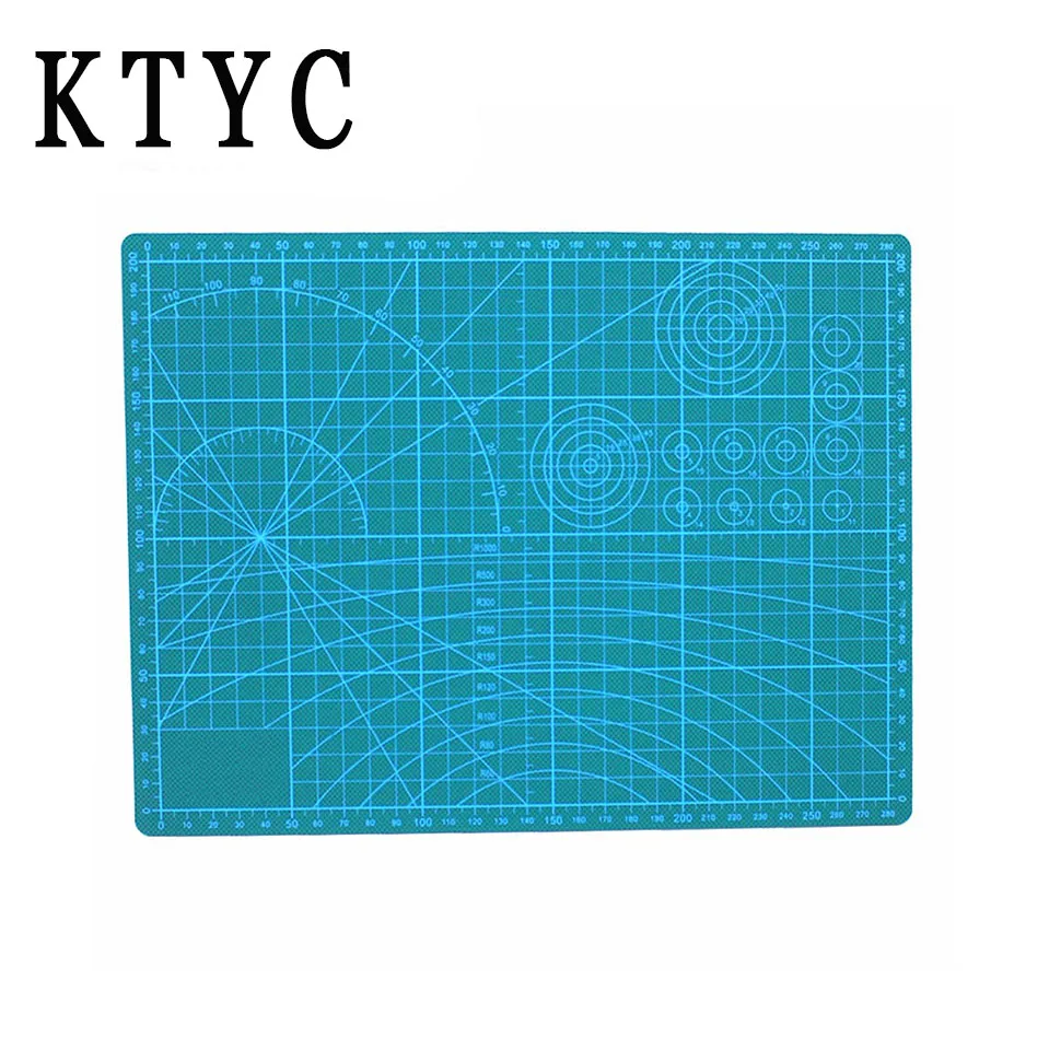 

KTYC A3/A4 45cm*30cm PVC Rectangle Grid Lines Self Healing Cutting Mat Tool Fabric Leather Paper Craft DIY tools Pvc Cutting