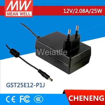 

MEAN WELL original GST25E12-P1J 12V 2.08A meanwell GST25E 12V 25W AC-DC High Reliability Industrial Adaptor