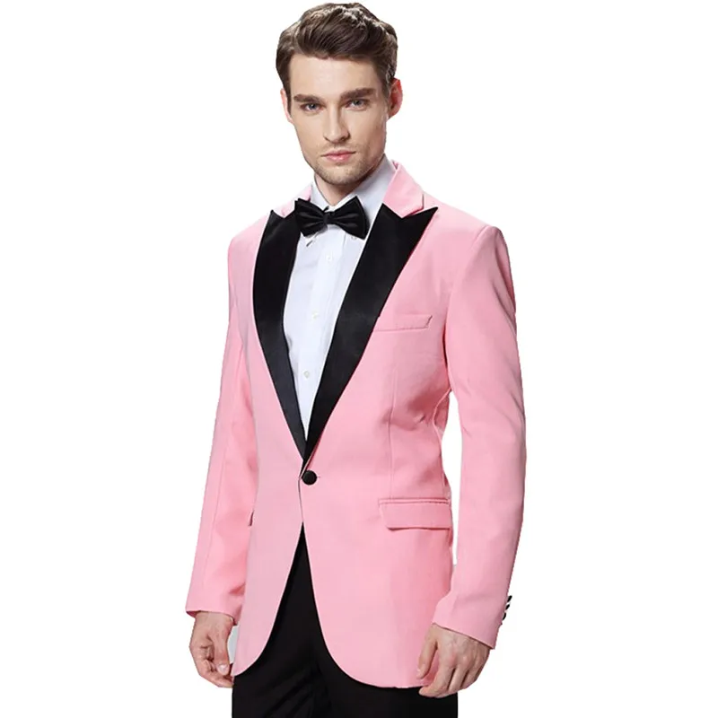 Para hombre de Color Rosa Vestido Formal Trajes Casual Trajes de Fiesta