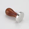 41/49/51/53/57/57.5/8/58.35mm Wooden Handle Coffee Tamper Powder Hammer Stainless Steel Base Barista Espresso Tampers ► Photo 3/6