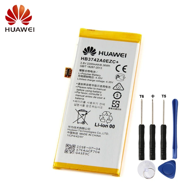 

HUAWEI HB3742A0EZC+ Genuine Battery For Huawei Ascend P8 Lite 2200mAh Phone Battery + Tool