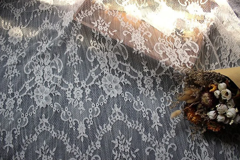 Кружевная ткань Шантильи 3 метра 150 см|lace fabric|eyelash lace fabriceyelash |