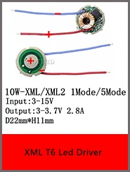 1 шт. CREE XML XM-L T6 светодиодный U2 10 Вт Холодный белый Теплый белый синий красный зеленый УФ светодиодный излучатель диод с 12 мм 14 мм 16 мм 20 мм PCB для DIY