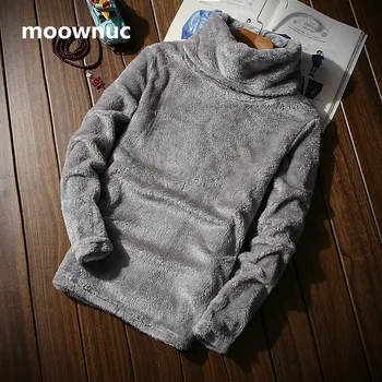 

2018 New autumn winter Men's Pullovers Sweaters warm classic solid color Sweater men turtleneck mens thick sweater M,L,XL,XXL