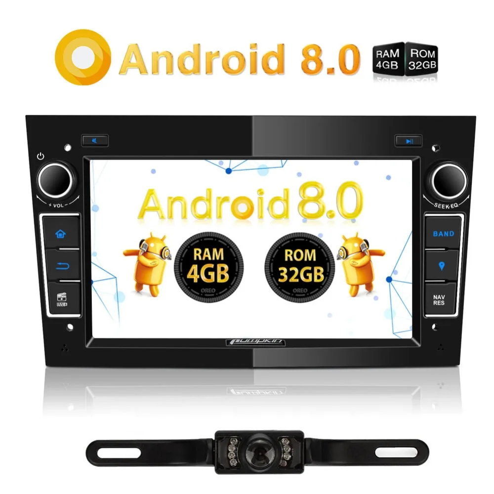 

Pumpkin 2 Din7" Qcta-core 4G+32G Android 8.0 Car Radio No DVD Player GPS Navigation Car Stereo For Opel/Corsa Wifi OBD2 Headunit