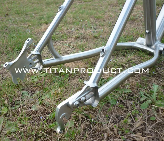 Perfect 3AL/2.5V Ti Alloy Titanium Snow Bike Frame with internal cable routing 5 Perfect 3AL/2.5V Ti Alloy Titanium Snow Bike Frame with internal cable routing 5