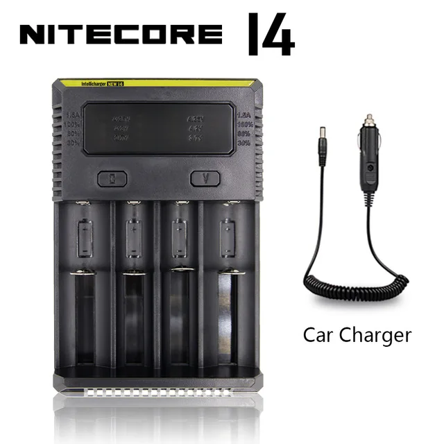 Nitecore i8 Новое i4 i2 интеллектуальное зарядное устройство 8 слотов всего 4A выход Смарт зарядное устройство для Li-Ion 18650 16340 10440 AA AAA 14500 26650 - Цвет: Package6