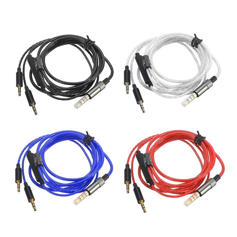 

1.2m Flexural Replacement Audio Cable With Mic For Sol Republic Master Tracks HD V8 V10 V12 X3 Headphone Audio Cable