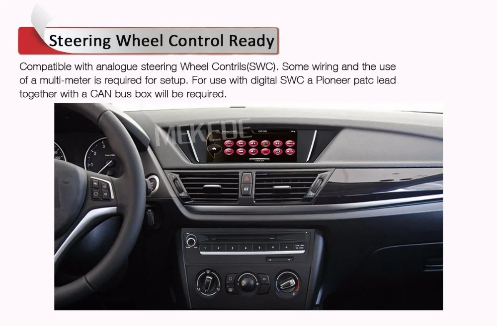 Discount Android system 9" Original Car Navigation multimedia GPS DVD player for BMW X1 E84 2009-2013 support 3g wifi BT FM Map card 4