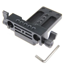 Штатив для камеры Quick Release QR Plate+ 15 мм стержень зажим Railblock Блок адаптер для 15 мм штанги рельсовая система DSLR C1132