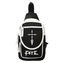 Для мужчин и женщин, для мальчиков и девочек, Fate Stay Night Saber, аниме, маленькая сумка-мессенджер на плечо, нагрудные сумки, слинг, поперечное тело, для путешествий