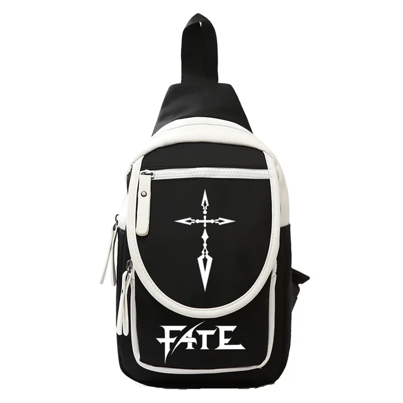 

Men Women Boys Girls Fate Stay Night Saber Anime Small Shoulder Messenger Bag Chest Bags Sling Cross Body Travel Trip
