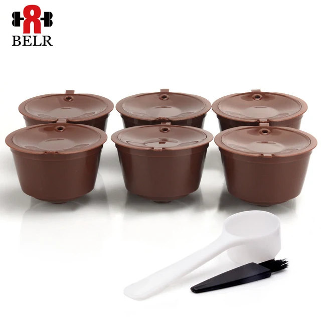 Best Price 3pc/Bag For Dolce Gusto Coffee Capsules Filter Baskers Coffee & Tea Reusable Cafeteira Coffee Filter Dripper With Spoon Brush Best Price 3pc/Bag For Dolce Gusto Coffee Capsules Filter Baskers Coffee & Tea Reusable Cafeteira Coffee Filter Dripper With Spoon Brush